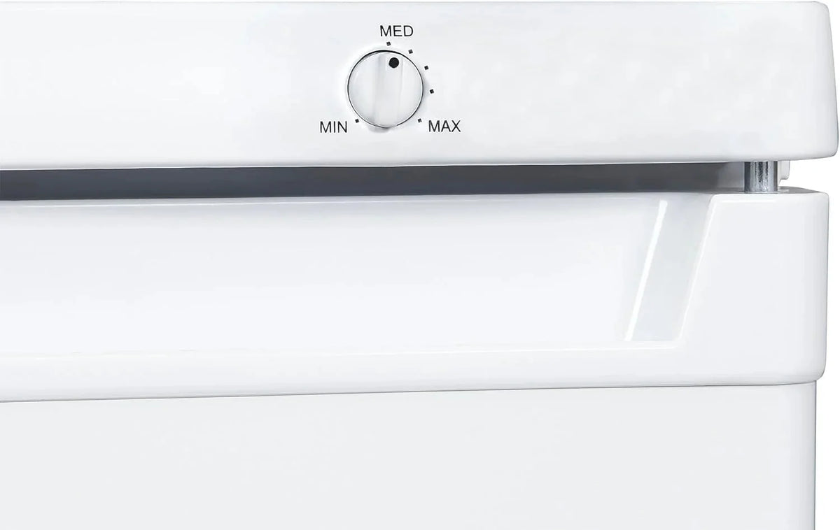 Exquisit Congelador Table Top 91L, Color Blanco, Clase E, Congelador 4 Estrellas, 4 Cajones Transparentes, Puerta Reversible, Control de Temperatura,