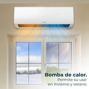 View Cecotec Aire Acondicionado Split AirClima 9000 Smartfresh. 9000 BTU, Motor DC, Bomba de Calor, Mando a distancia, Pantalla LED, Sistema Inverter, 5 image 4
