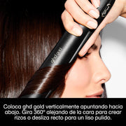 View ghd Gold - Plancha de Pelo Profesional Para un Cabello Liso y Brillante - Para Todo Tipo de Cabello - Color Negro, (Enchufe Europeo) image 4